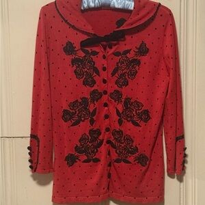 Wheels and Dollbaby Dita Von Teese cardigan in discontinued design